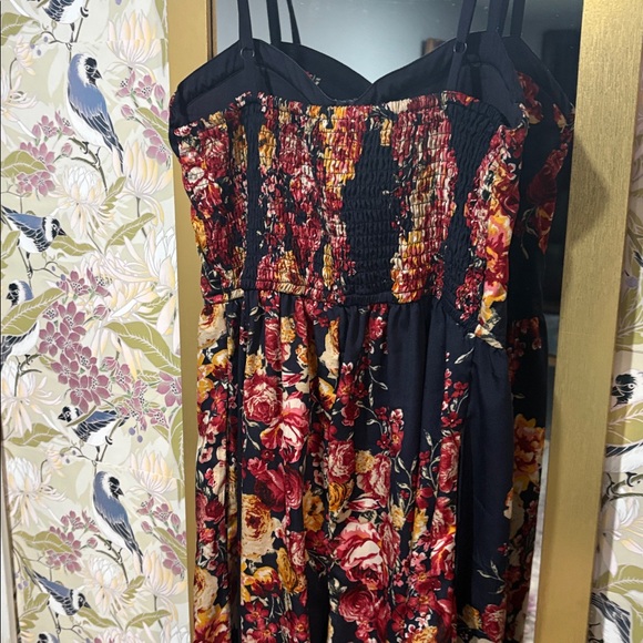 Band of Gypsies Black Floral Jumpsuit - Picture 4 of 5
